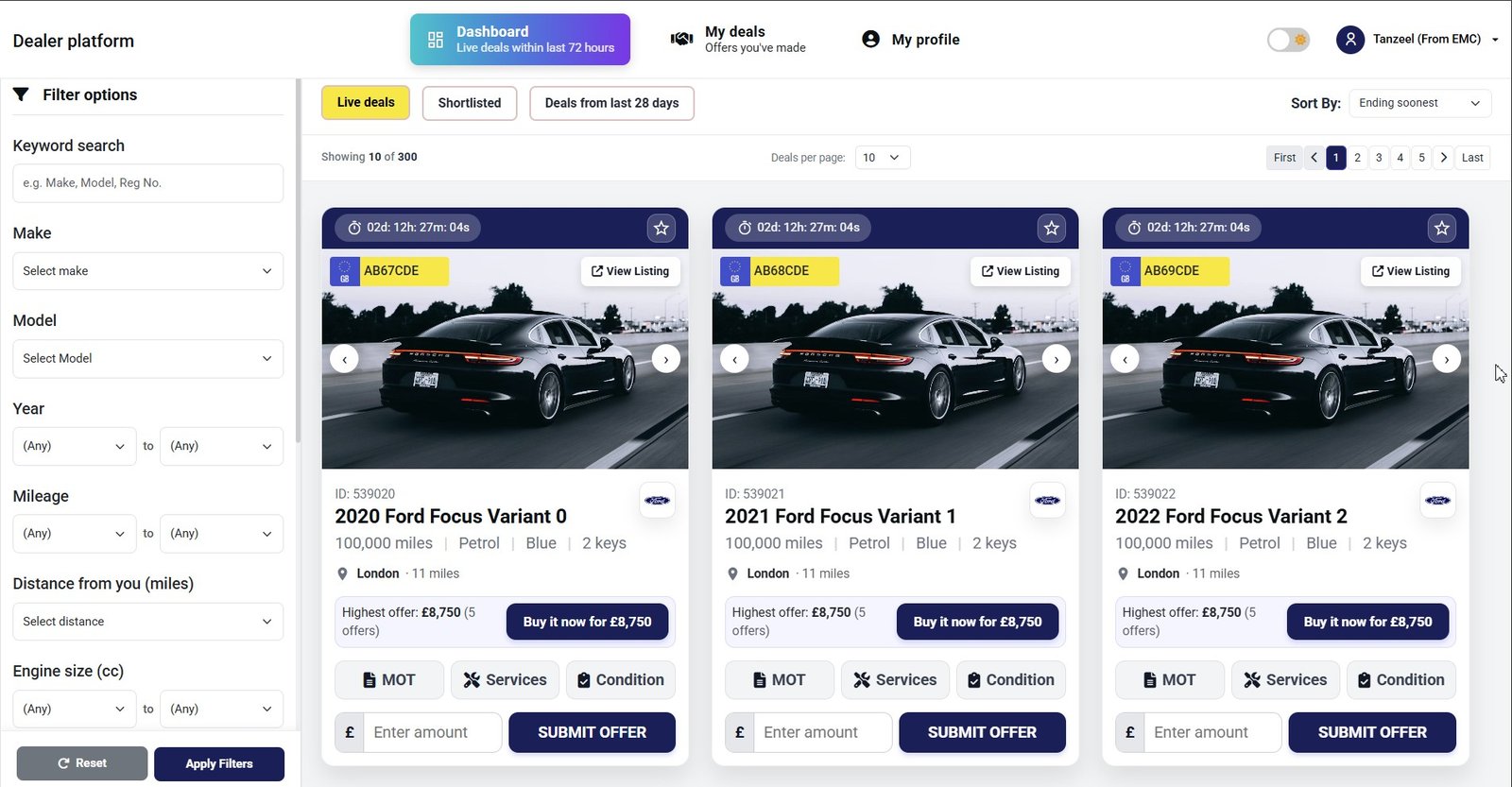 Dealer Platform