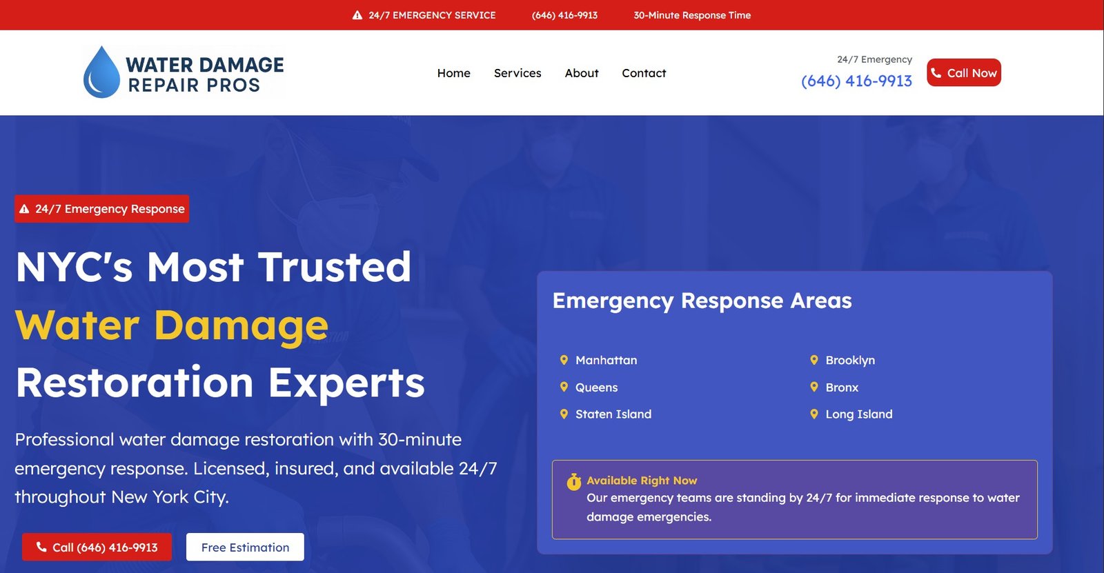 Water Damage Repair Brooklyn